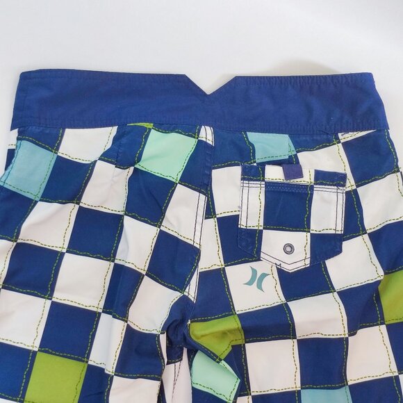Hurley board short men's size 30 multi-colour check - Picture 4 of 13